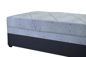 Jednolůžko Erika v látce Frame / Malmo New 79, detail čela