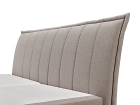 Dvoulůžko Arthur v rozměru 180x200, v potahu Arte 2 Beige, detail čela