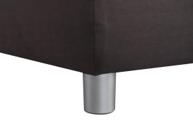 Jednolůžko Nina v rozměru 140x 200 cm, v potahu Salina 4004 a Sevilla 24-40, detail nohy 