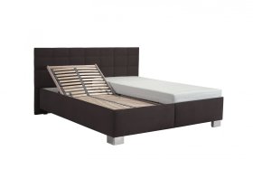 Dvoulůžko Olívia v rozměru 180x200 cm, v potahu Salina 4004, ukázka polohování roštu 