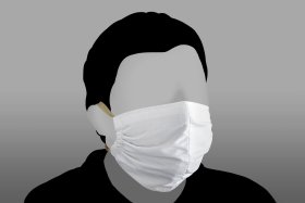 Textilní bavlněná rouška na ústa