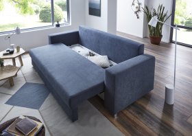 Pohovka Genf v látce Enjoy 22 Anthra, úložný prostor