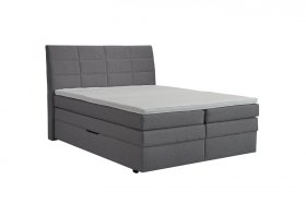 Boxspring Bonny v rozměru 180x200 cm, v potahu Malmö New 90, s topperem 