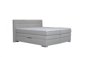 Boxspring Doria v rozmere 180x200 cm, v poťahu Bravo 2 Nature, s topperom