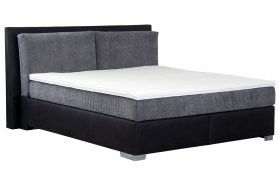 Boxspring Emilia v rozměru 180x200 cm, v potahu Stratos 9303 a Meandor 9852, s topperem