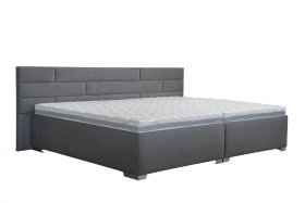 Rodinná postel Family bed v rozměru 280x220 cm, v potahu Crown 18 DK. Grey