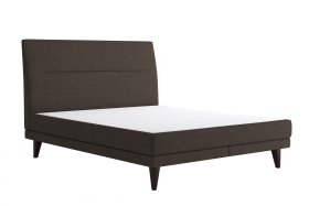 Dvoulůžko Lolla v rozměru 180x200 cm, v potahu Crown 4 Taupe, bez topperu 