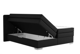 Boxspring Maria v rozměru 180x200 cm, v potahu Sirius Black, úložný prostor