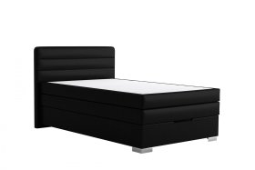 Boxspring Maria v rozměru 140x200 cm, v potahu Loft Black