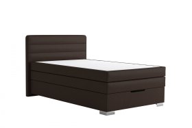 Boxspring Maria v rozměru 140x200 cm, v potahu Loft Brown
