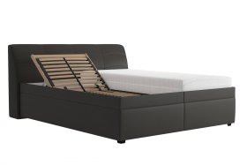 Dvoulůžko Merkur v rozměru 180x200 cm, v potahu Prima 6, ukázka polohování hlavy