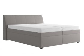 Dvoulůžko Merkur v rozměru 180x200 cm, v potahu Prima 12 Silver