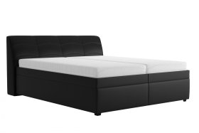 Dvoulůžko Merkur v rozměru 180x200 cm, v potahu Prima 16 Black