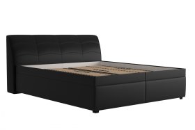 Dvoulůžko Merkur v rozměru 180x200 cm, v potahu Prima 16 Black