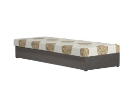 Válenda Hermine v rozměru 80x200 cm, v potahu Paris 70050-10 a Alcone 6 Stone 