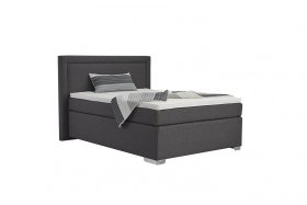 Jednolůžko Sammy v rozměru 90x200, v potahu Arte 13, přehoz a polštářek