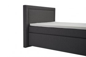 Boxspring Sammy v rozměru 90x200 cm, v potahu Arte 13, detail čela