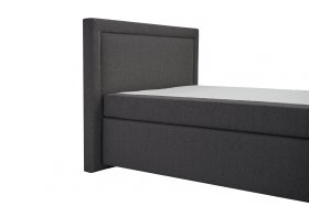 Boxspring Sammy v rozměru 140x200 cm, v potahu Arte 13, detail čela 