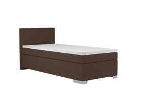 Boxspring Andy v rozměru 90x200 cm, v potahu Enjoy 4 Brown