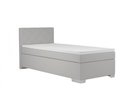 Boxspring Andy v rozměru 90x200 cm, v potahu Enjoy 21 Grey