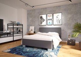 Jednolůžko Sendy v rozměru 140x200 cm, v potahu Milano 9000, interiér