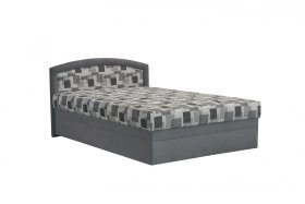 Jednolůžko Mariana v rozměru 140x200 cm, v potahu Trend 15 Grey a Kristen 8057-11
