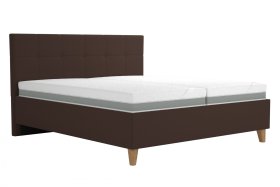 Dvoulůžko Meda v rozměru 180x200 cm, v potahu Savoy 25 Choco