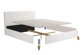 Dvoulůžko Meda v rozměru 180x200 cm, v potahu Loft 1, demont