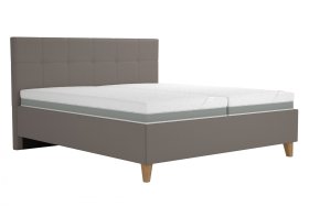 Dvoulůžko Meda v rozměru 180x200 cm, v potahu Loft Taupe