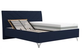 Dvoulůžko Tamara v rozměru 180x200 cm, v potahu Malmö New 79, ukázka polohování hlavy 