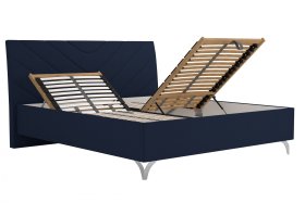 Dvoulůžko Tamara v rozměru 180x200 cm, v potahu Malmö New 79, ukázka polohování 