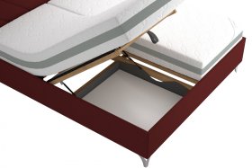 Dvoulůžko Tamara v rozměru 180x200 cm, v potahu Malmö New 63, úložný prostor 