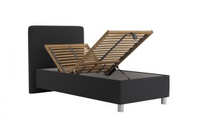 Jednolůžko Kayla v rozměru 90x200 cm, v potahu Savoy 94 DK. GR., polohování