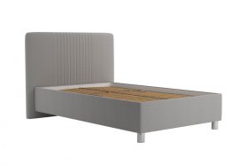 Jednolůžko Kayla v rozměru 120x200 cm, v potahu Savoy 91 Silver, bez matrace