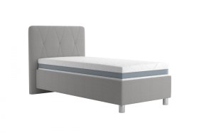 Jednolůžko Stella v rozměru 90x200 cm, v potahu Savoy 91 Silver