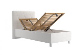 Jednolůžko Stella v rozměru 90x200 cm, v potahu Loft 1, polohování