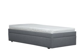 Jednolůžko Pluto v rozměru 90x200 cm, v potahu Malmö New 95