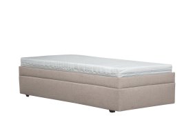 Jednolůžko Pluto v rozměru 90x200 cm, v potahu Malmö New 8