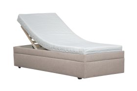 Jednolůžko Pluto v rozměru 90x200 cm, v potahu Malmö New 8, polohování hlavy