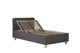 Jednolůžko Fiona v rozměru 110x200 cm, v potahu Malmö New 95, hlavové čelo, polohování hlavy