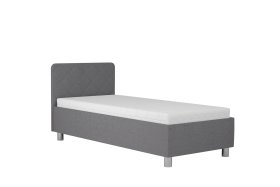 Jednolůžko Fiona v rozměru 90x200 cm, v potahu Malmö New 83, hlavové čelo