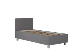 Jednolůžko Fiona v rozměru 90x200 cm, v potahu Malmö New 83, hlavové čelo, bez matrace