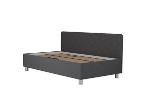 Jednolůžko Fiona v rozměru 110x200 cm, v potahu Malmö New 95, boční čelo, bez matrace