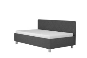 Jednolůžko Fiona v rozměru 110x200 cm, v potahu Malmö New 95, boční čelo