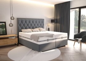 Boxspring Padmé v rozměru 180x200 cm, v potahu Trinity 15, interiér