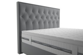 Boxspring Padmé v rozměru 180x200 cm, v potahu Salvador 17, detail čela