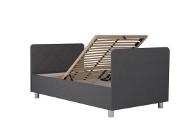 Jednolůžko Fiona v rozměru 110x200 cm, v potahu Malmö New 95, hlavové + nožní čelo, polohování