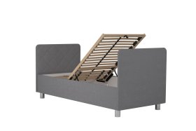 Jednolůžko Fiona v rozměru 90x200 cm, v potahu Malmö New 83, hlavové + nožní čelo, polohování