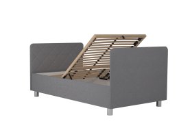 Jednolůžko Fiona v rozměru 110x200 cm, v potahu Malmö New 83, hlavové + nožní čelo, polohování