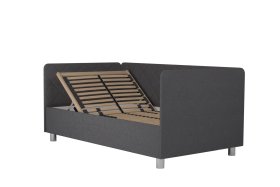 Jednolůžko Fiona v rozměru 110x200 cm, v potahu Malmö New 95, hlavové + boční + nožní čelo, polohování hlavy